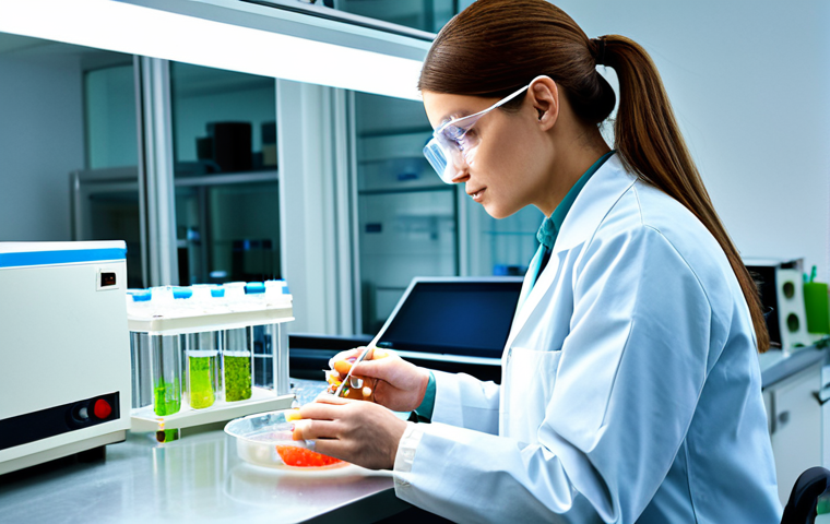 Microbiology Lab Professional**

"A professional clinical laboratory scientist, fully clothed in appropriate attire, working in a microbiology lab. They are examining a petri dish with bacterial colonies. Safe for work, appropriate content, professional environment, perfect anatomy, correct proportions, well-lit laboratory, family-friendly."

**