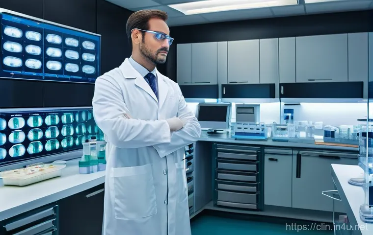 임상병리사 업무 자동화 전망 - **Prompt 1: High-Tech Automated Clinical Laboratory**
A brightly lit, ultra-modern clinical labo...