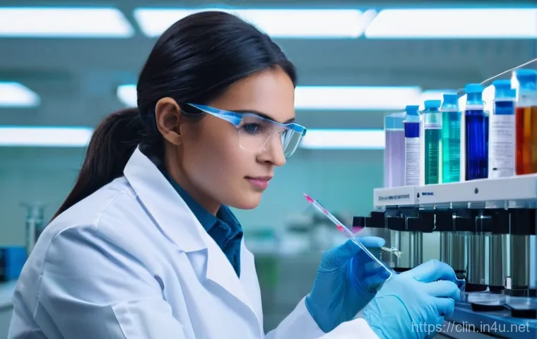 임상병리사 인기 근무지 순위 - **Prompt 1: Precision in a University Hospital Lab**
A highly skilled female medical laboratory ...