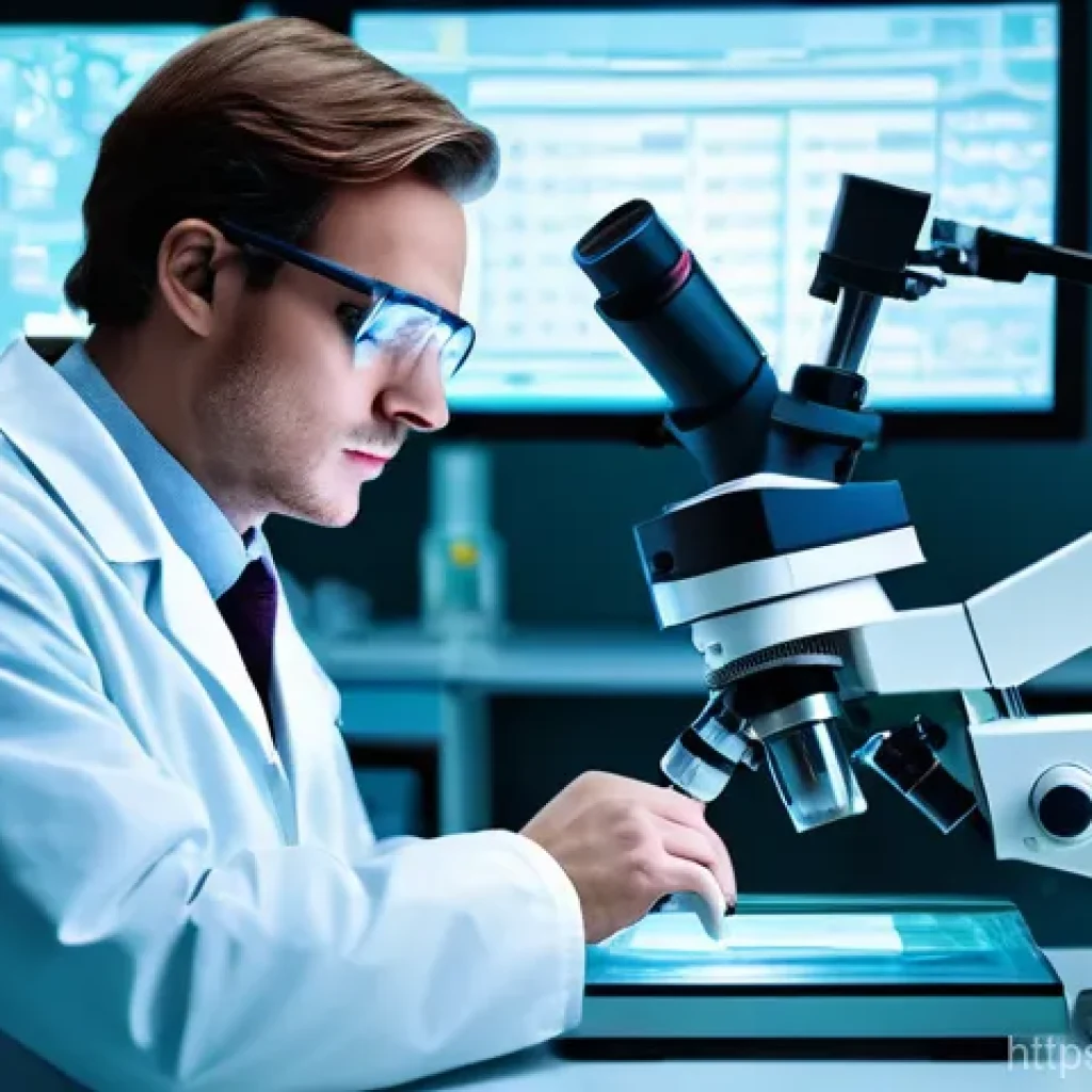 임상병리사 자격증 시험 응시료 - **Prompt 1: A focused clinical pathologist in a modern, brightly lit laboratory, wearing a clean lab...