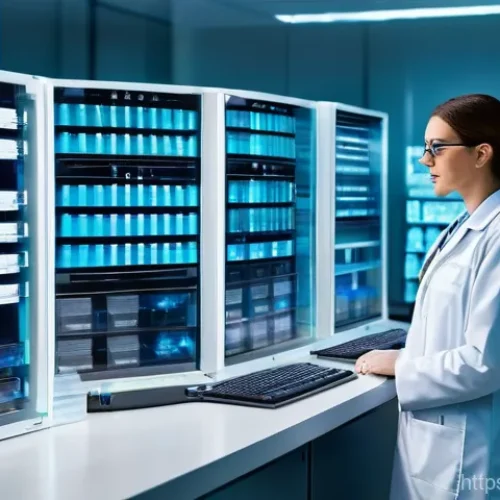 Home 25 임상병리사 실험 데이터 관리 팁 - **Prompt 1: Clinical Data Organization and Management**
A focused clinical pathologist, wearing ...